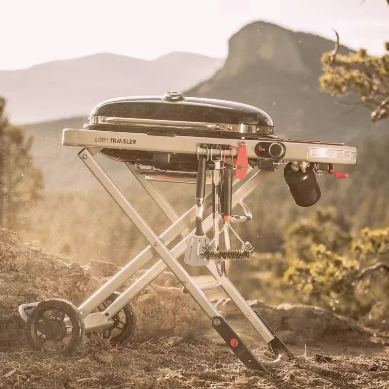 Weber Traveler Portable Folding Gas BBQ - Image 5