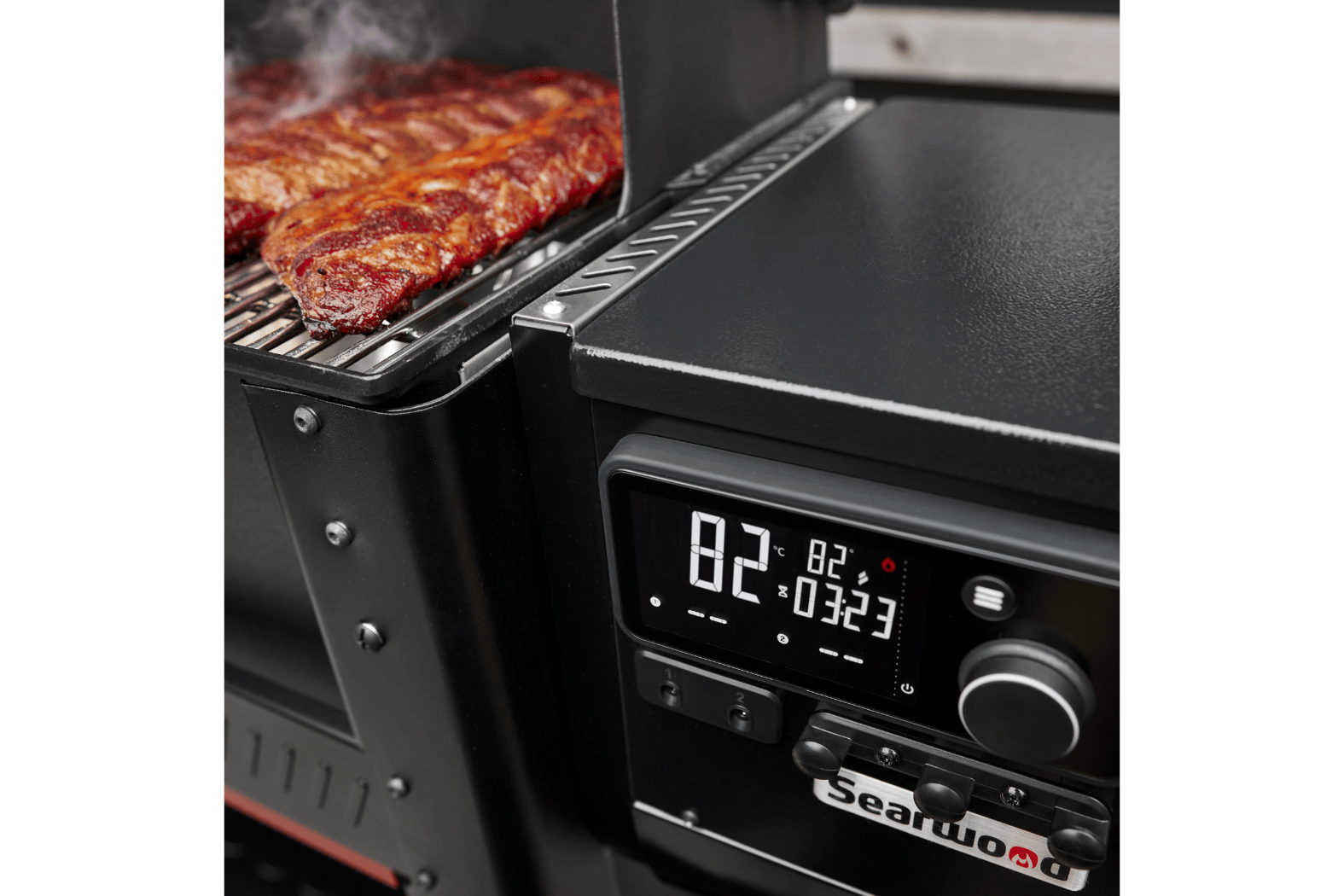 Weber Searwood XL 600 Wood Pellet BBQ Smoker - Image 11