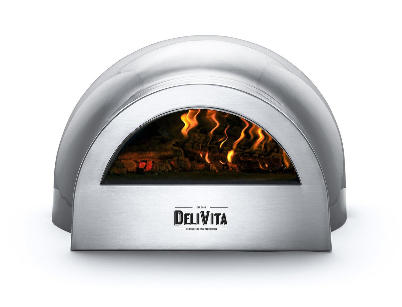 Delivita The Hale Grey Wood Fire Pizza Oven - Image 2